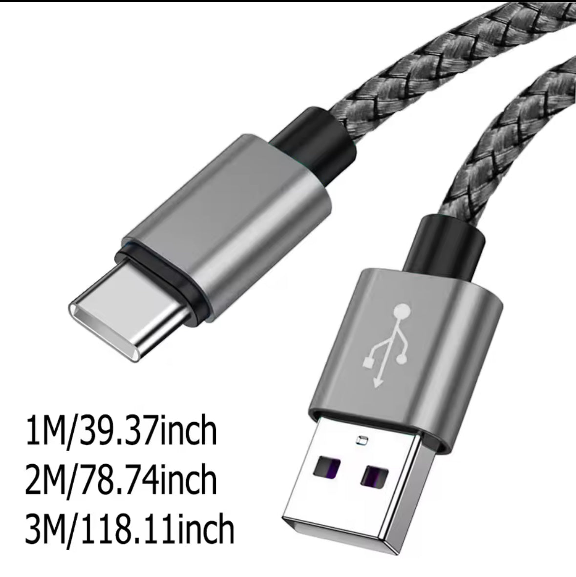 1M Fast charging USB-C charging cable